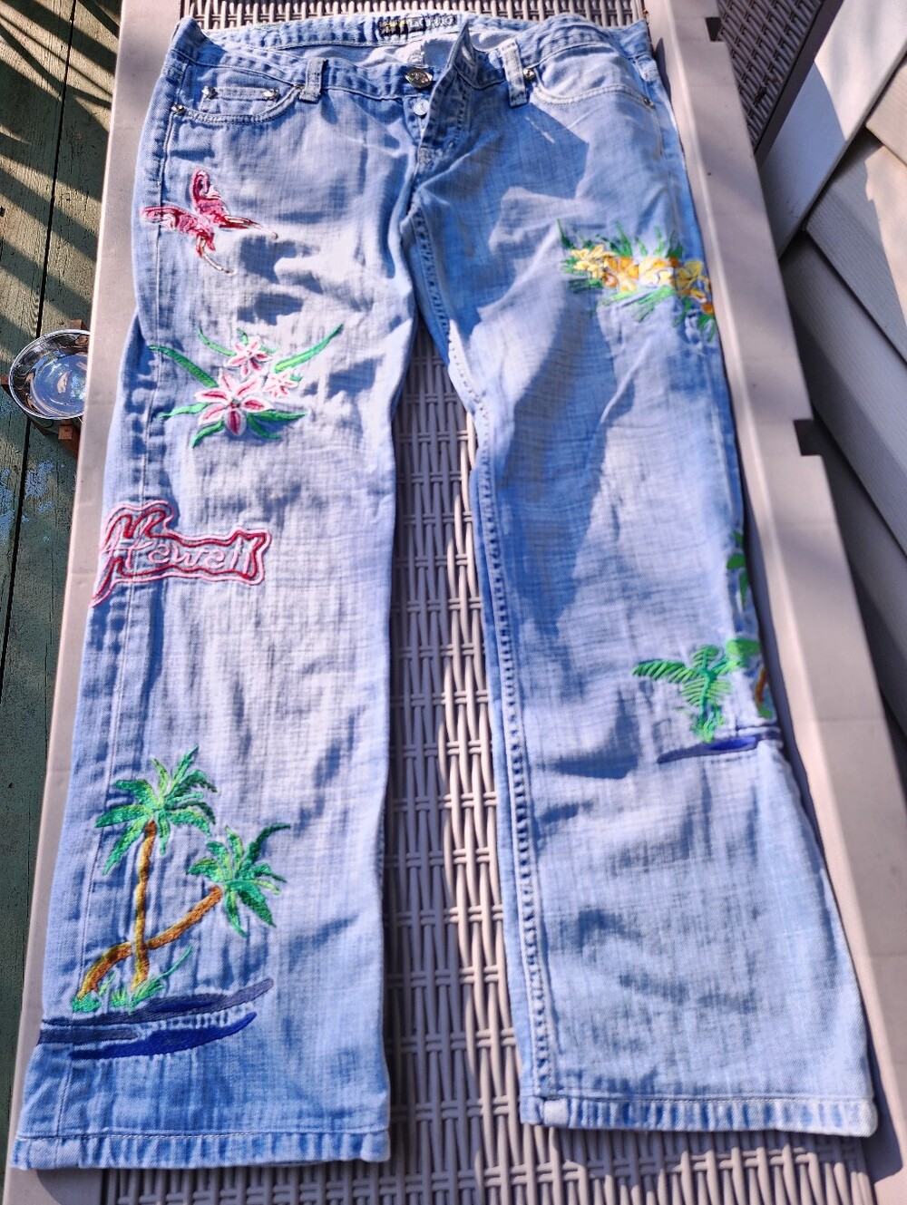 Stinkin Cute embroidered Jeans